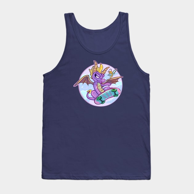 Skateboarding Spyro Tank Top by sky665